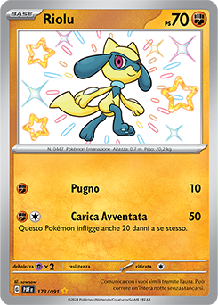 Riolu 	-	rara cromo	-	Near-meat	-	destino di paldea	-	ita	-	special