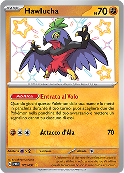 Hawlucha 	-	rara cromo	-	Near-meat	-	destino di paldea	-	ita	-	special