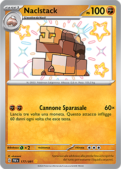 Naclstack 	-	rara cromo	-	Near-meat	-	destino di paldea	-	ita	-	special