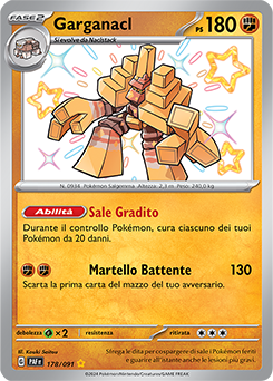 Garganacl 	-	rara cromo	-	Near-meat	-	destino di paldea	-	ita	-	special
