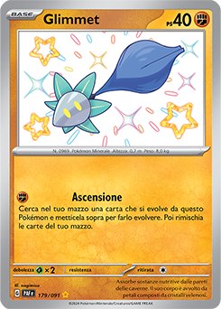 Glimmet 	-	rara cromo	-	Near-meat	-	destino di paldea	-	ita	-	special