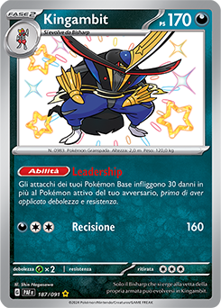 Kingambit 	-	rara cromo	-	Near-meat	-	destino di paldea	-	ita	-	special