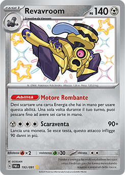 Revavroom 	-	rara cromo	-	Near-meat	-	destino di paldea	-	ita	-	special