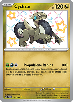Cyclizar 	-	rara cromo	-	Near-meat	-	destino di paldea	-	ita	-	special
