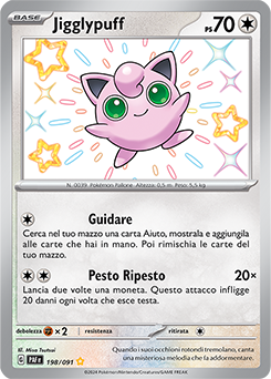 Jigglypuff 	-	rara cromo	-	Near-meat	-	destino di paldea	-	ita	-	special