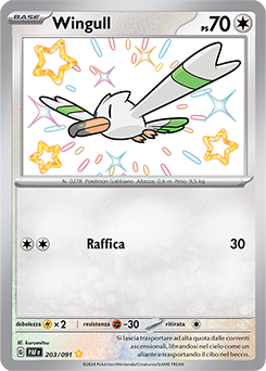 Wingull 	-	rara cromo	-	Near-meat	-	destino di paldea	-	ita	-	special