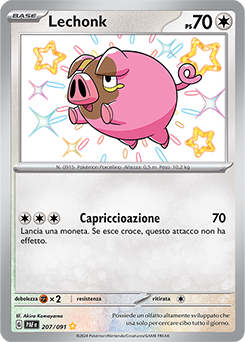 Lechonk 	-	rara cromo	-	Near-meat	-	destino di paldea	-	ita	-	special