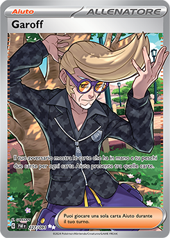 Garoff 	-	ultra rara 	-	Near-meat	-	destino di paldea	-	ita	-	full art