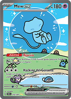 Mew-ex 	-	rara ill.speciale	-	Near-meat	-	destino di paldea	-	ita	-	full art