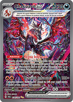 Charizard-ex 	-	rara ill.speciale	-	Near-meat	-	destino di paldea	-	ita	-	full art