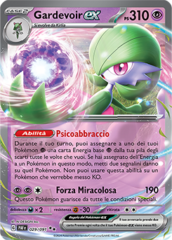 Gardevoir-ex 	-	doppia rara	-	Near-meat	-	destino di paldea	-	ita	-	special