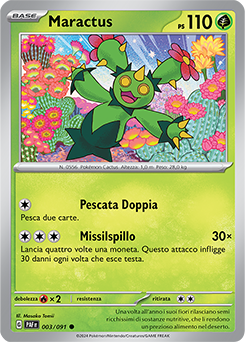 Maractus 	-	comune	-	Near-meat	-	destino di paldea	-	ita	-