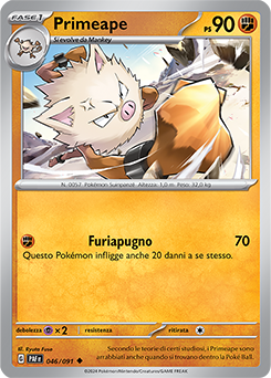 Primeape 	-	non comune	-	Near-meat	-	destino di paldea	-	ita	-