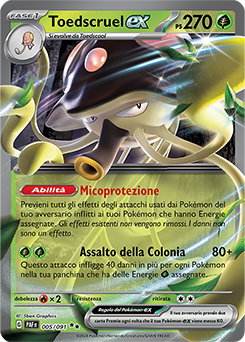 Toedscruel-ex 	-	doppia rara	-	Near-meat	-	destino di paldea	-	ita	-	special
