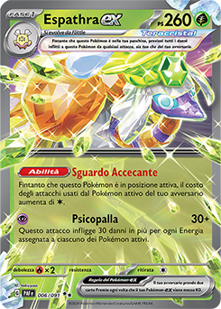Espathra-ex 	-	doppia rara	-	Near-meat	-	destino di paldea	-	ita	-	special