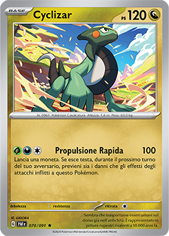 Cyclizar 	-	rara h	-	Near-meat	-	destino di paldea	-	ita	-	holo