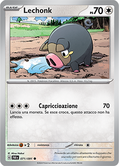 Lechonk 	-	comune	-	Near-meat	-	destino di paldea	-	ita	-	reverse