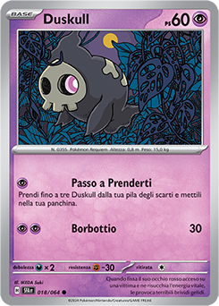 Duskull 	-	comune 	-	Near-mint	-	segreto fiabesco	-	ita	-	reverse