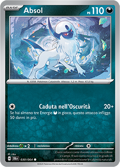 Absol 	-	comune 	-	Near-mint	-	segreto fiabesco	-	ita	-