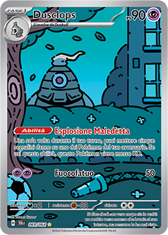 Dusclops 	-	rara illustrazione	-	Near-mint	-	segreto fiabesco	-	ita	-	special