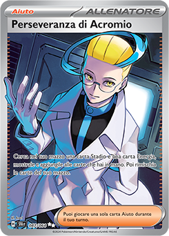 Perseveranza di Acromio 	-	ultrara rara	-	Near-mint	-	segreto fiabesco	-	ita	-	full art