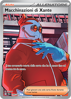 Macchinazioni di Xante 	-	ultrara rara	-	Near-mint	-	segreto fiabesco	-	ita	-	full art