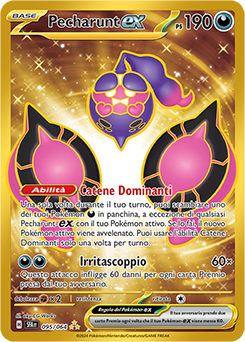 Pecharunt-ex 	-	iper rara	-	Near-mint	-	segreto fiabesco	-	ita	-	gold