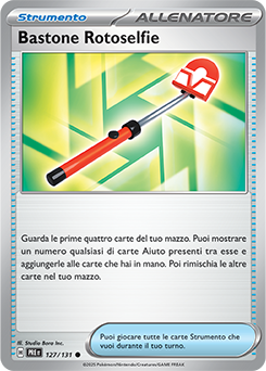 Bastone Rotoselfie 	-	comune	-	Near-mint	-	evoluzioni prismatiche	-	ita	-	reverse		poke ball