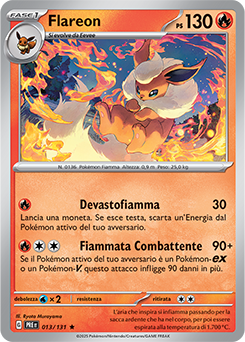 Flareon 	-	rara h	-	Near-mint	-	evoluzioni prismatiche	-	ita	- holo