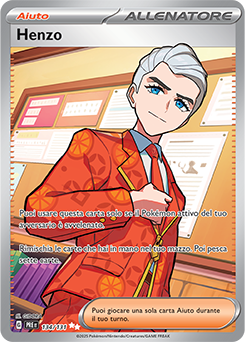 Henzo 	-	ultra rara	-	Near-mint	-	evoluzioni prismatiche	-	ita	-	full art