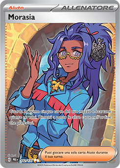 Morasia 	-	ultra rara	-	Near-mint	-	evoluzioni prismatiche	-	ita	-	full art