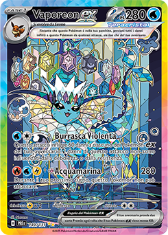 Vaporeon-ex 	-	rara ill.speciale	-	Near-mint	-	evoluzioni prismatiche	-	ita	-	full art