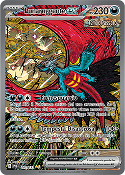 Lunaruggente-ex 	-	rara ill.speciale	-	Near-mint	-	evoluzioni prismatiche	-	ita	-	full art