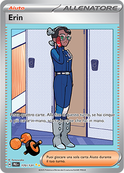 Erin 	-	rara ill.speciale	-	Near-mint	-	evoluzioni prismatiche	-	ita	-	full art