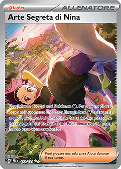 Arte Segreta di Nina 	-	rara ill.speciale	-	Near-mint	-	evoluzioni prismatiche	-	ita	-	full art