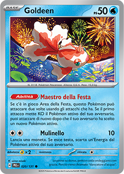 Goldeen 	-	comune	-	Near-mint	-	evoluzioni prismatiche	-	ita	-