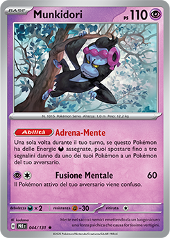 Munkidori 	-	rara h	-	Near-mint	-	evoluzioni prismatiche	-	ita	-holo