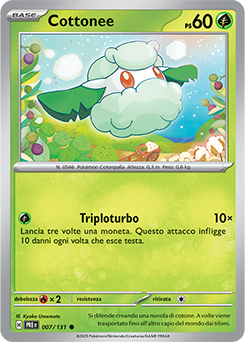 Cottonee 	-	comune	-	Near-mint	-	evoluzioni prismatiche	-	ita	-