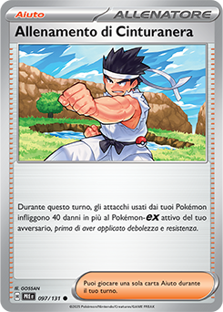 Allenamento di Cinturanera 	-	comune	-	Near-mint	-	evoluzioni prismatiche	-	ita	-	reverse