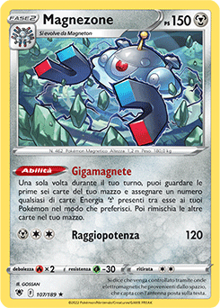 107/189-Magnezone 	-	rara h	-	Near-meat	-	lucentezza siderale	-	ita	-	reverse