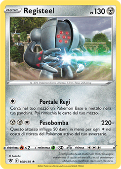 108/189-Registeel 	-	rara 	-	Near-meat	-	lucentezza siderale	-	ita	-