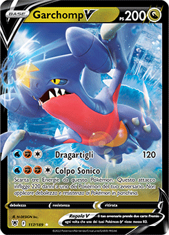 117/189-Garchomp-V 	-	rara v	-	Near-meat	-	lucentezza siderale	-	ita	-	special