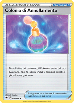 136/189-Colonia di Annullamento 	-	non comune	-	Near-meat	-	lucentezza siderale	-	ita	-	reverse