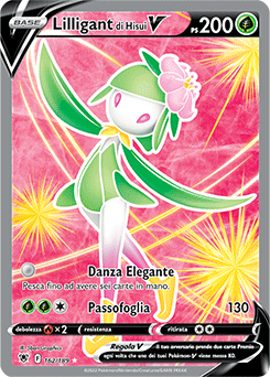 161/189-Lilligant di Hisui-V 	-	ultrara v	-	Near-meat	-	lucentezza siderale	-	ita	-	full art