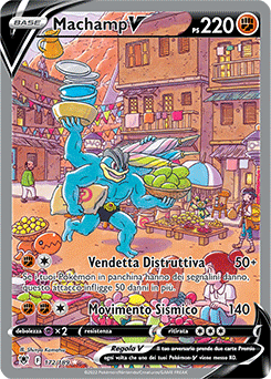 Machamp-V 	-	ultrara v	-	Near-meat	-	lucentezza siderale	-	ita	-	full art
