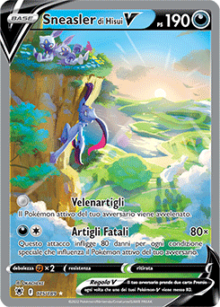 Sneasler di Hisui-V 	-	ultrara v	-	Near-meat	-	lucentezza siderale	-	ita	-	full art
