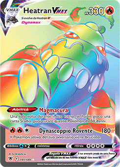 Heatran VMAX	-	rara segreta	-	Near-meat	-	lucentezza siderale	-	ita	-	full art