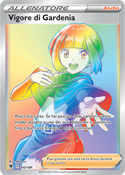 Vigore di Gardenia	-	rara segreta	-	Near-meat	-	lucentezza siderale	-	ita	-	full art