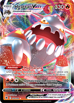 26/189-Heatran-VMAX 	-	rara v max	-	Near-meat	-	lucentezza siderale	-	ita	-	full art