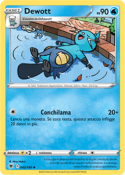 42/189-Dewott 	-	non comune	-	Near-meat	-	lucentezza siderale	-	ita	-	reverse